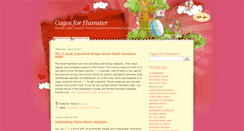 Desktop Screenshot of cagesforhamster.blogspot.com