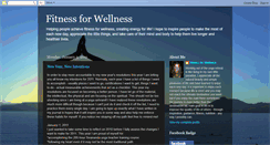 Desktop Screenshot of fitforwellness.blogspot.com