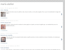 Tablet Screenshot of mariaatelier.blogspot.com