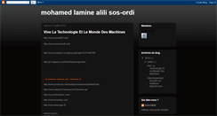 Desktop Screenshot of mohamedlaminealili.blogspot.com