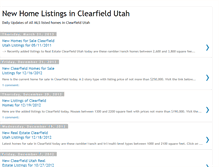 Tablet Screenshot of clearfieldutahhomes.blogspot.com