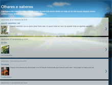 Tablet Screenshot of olharesesaberes.blogspot.com