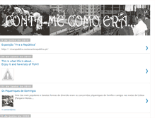 Tablet Screenshot of contamecomoera.blogspot.com