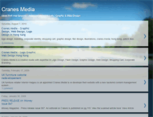 Tablet Screenshot of cranesmedia.blogspot.com