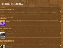 Tablet Screenshot of fronteiraaberta.blogspot.com