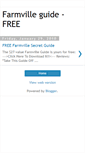 Mobile Screenshot of freefarmvilleguide.blogspot.com