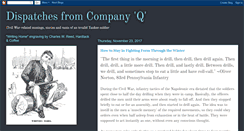 Desktop Screenshot of companyqdispatches.blogspot.com