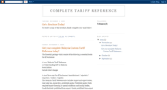 Desktop Screenshot of customtariff.blogspot.com