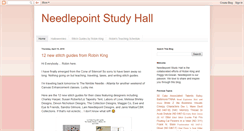 Desktop Screenshot of needlepointstudyhall.blogspot.com