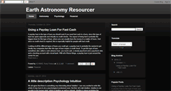 Desktop Screenshot of earth-astronomy-resources.blogspot.com