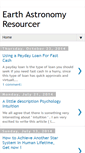 Mobile Screenshot of earth-astronomy-resources.blogspot.com