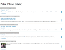 Tablet Screenshot of peterodowd.blogspot.com