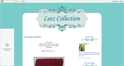 Desktop Screenshot of leez-collection.blogspot.com