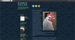 Desktop Screenshot of elmundoencerosyunos.blogspot.com