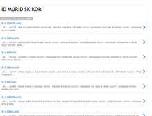 Tablet Screenshot of idmuridskkor.blogspot.com