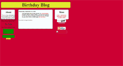 Desktop Screenshot of bdayblog.blogspot.com