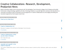 Tablet Screenshot of creativecollaborations.blogspot.com