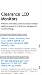 Mobile Screenshot of clearance-lcd-monitors.blogspot.com