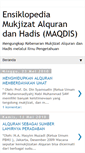 Mobile Screenshot of mukjizat-alqurandanhadis.blogspot.com