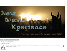 Tablet Screenshot of newmusicexperience.blogspot.com