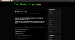 Desktop Screenshot of binarycrypt.blogspot.com