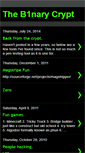 Mobile Screenshot of binarycrypt.blogspot.com