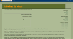 Desktop Screenshot of labirintodeideias.blogspot.com