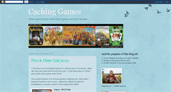 Desktop Screenshot of cachinggames.blogspot.com