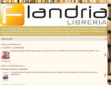 Tablet Screenshot of libreriaflandria.blogspot.com