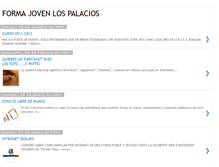 Tablet Screenshot of formajovenlospalacios.blogspot.com