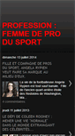 Mobile Screenshot of professionfemmedeprodusport.blogspot.com