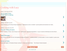 Tablet Screenshot of cookingwithlucylu.blogspot.com