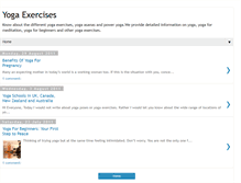 Tablet Screenshot of poweryogaexercises.blogspot.com