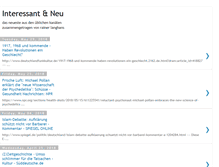 Tablet Screenshot of interessantundneu.blogspot.com