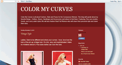 Desktop Screenshot of colormycurves.blogspot.com