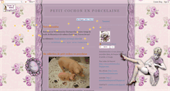 Desktop Screenshot of petitcochonenporcelaine.blogspot.com