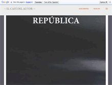 Tablet Screenshot of elcafedelautor.blogspot.com