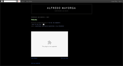 Desktop Screenshot of alfredomayorga.blogspot.com