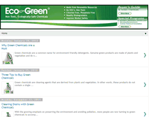 Tablet Screenshot of eco-green-chemicals.blogspot.com