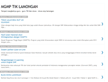 Tablet Screenshot of mgmptiklamongan.blogspot.com