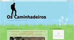 Desktop Screenshot of caminhadeiros.blogspot.com