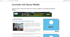 Desktop Screenshot of courtsidewithdannyweddle.blogspot.com