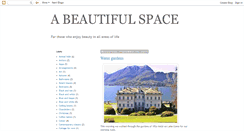 Desktop Screenshot of abeautifulspace.blogspot.com