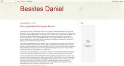 Desktop Screenshot of besidesdanielband.blogspot.com