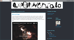 Desktop Screenshot of experimentalo.blogspot.com