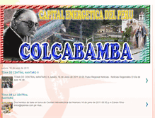 Tablet Screenshot of colcabambaperu.blogspot.com