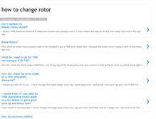 Tablet Screenshot of howtochangerotor.blogspot.com