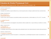 Tablet Screenshot of estudosdedireitoprocessualcivil.blogspot.com