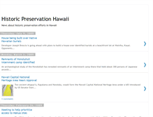 Tablet Screenshot of historicpreservationhawaii.blogspot.com