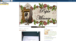 Desktop Screenshot of papir-minner.blogspot.com